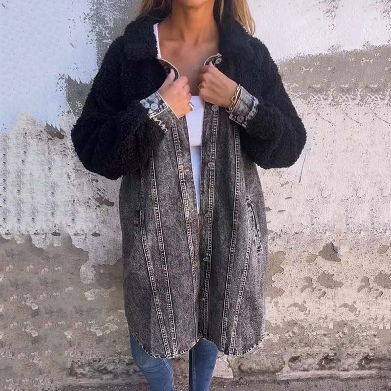 Giacca di Jeans in Denim