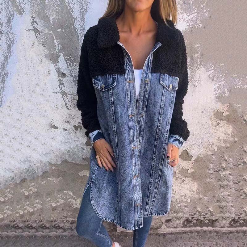 Giacca di Jeans in Denim