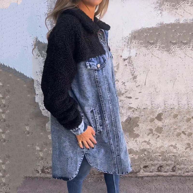 Giacca di Jeans in Denim