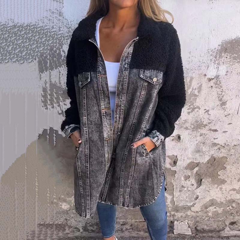 Giacca di Jeans in Denim